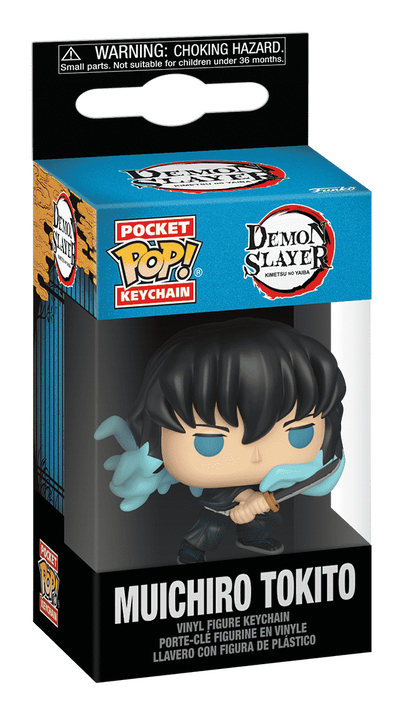 Miniatyrbillede 2 af 2: FUNKO POP! KEYCHAIN Muichiro Tokito Nøglering Flerfarvet