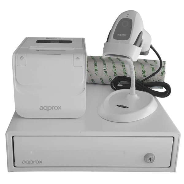 Approx APPPOSPACK3380WH-2D POS-skrivare 203 x 203 DPI Kabel direkt termal