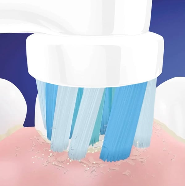 Oral-B BR-419686 Barn Roterande tandborste Multifärg, Vit
