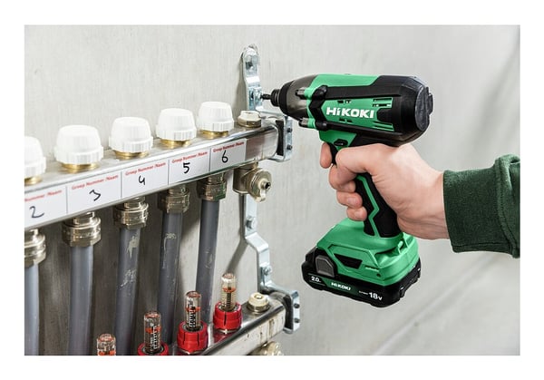 Pikkukuva 2 / 2: Hikoki WH18DFW2Z sähköruuvimeisseli ja iskuruuvitaltta 2400 RPM Musta, Vihreä
