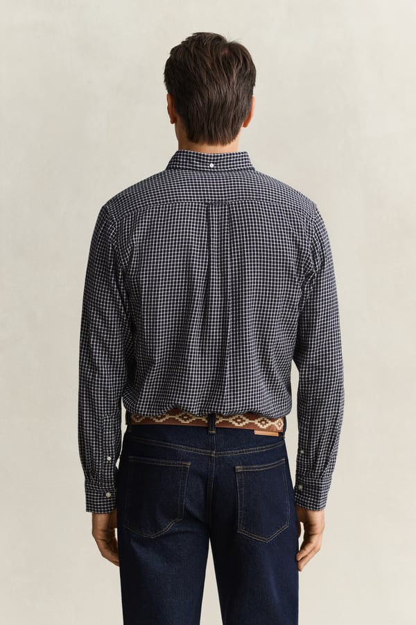 Gant 3263034-433 Skjorte Krave med knapper Langærmet Bomuld
