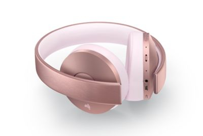 Miniatyrbillede 3 af 9: Sony Gold Wireless Headset Kabel & trådløs Spil Roseguld