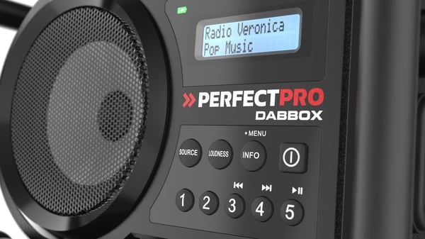 Miniatyrbillede 3 af 5: Perfectpro Dabbox Bærbar Digital Sort