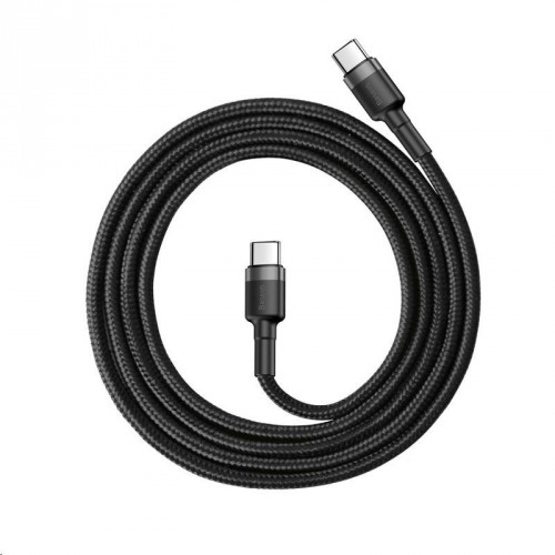 Miniatyrbillede 2 af 3: Baseus Cafule USB-kabel 2 m USB C 0,48 Gbit/sek. 60 W Sort, Grå