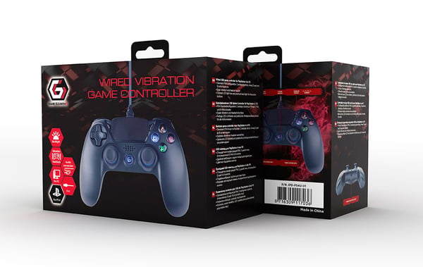Miniatyrbillede 2 af 3: Gembird JPD-PS4U-01 spil-controller Sort USB Gamepad Analog PC, PlayStation 4
