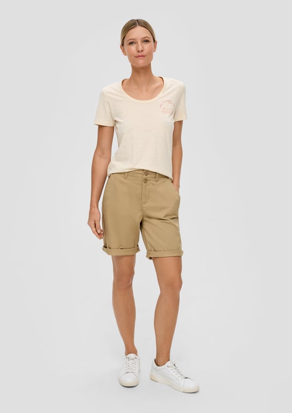 Miniatyrbillede 1 af 6: s.Oliver 2142741.8238.34 shorts Hunstik Beige