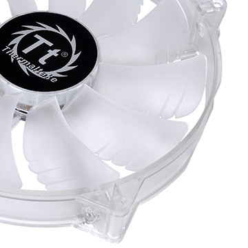 Thermaltake Pure 20 LED Computerkabinet Ventilator 20 cm Transparent