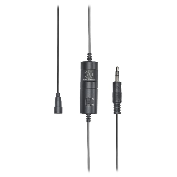 Miniatyrbillede 2 af 3: Audio-Technica ATR3350xIS Sort Halsmikrofon/knaphulsmikrofon
