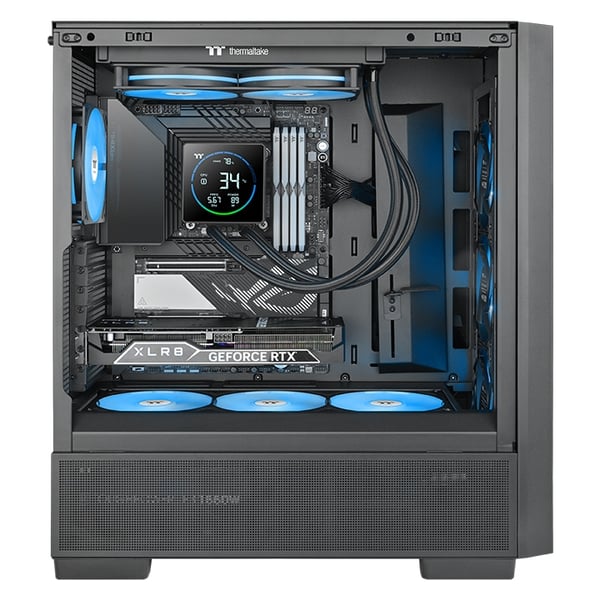 Miniatyrbillede 3 af 6: Thermaltake TH240-S V3 ARGB Processor Alt-i-en væskekøler 12 cm Sort 1 stk