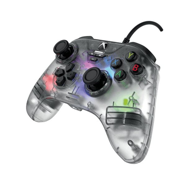 Miniatyrbild 4 av 7: Snakebyte GAMEPAD RGB X Transparent USB Spelplatta Analog Xbox