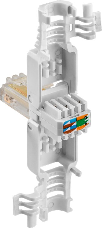 Miniatyrbillede 2 af 4: Goobay 68859 kabelsamler RJ-45 Hvid