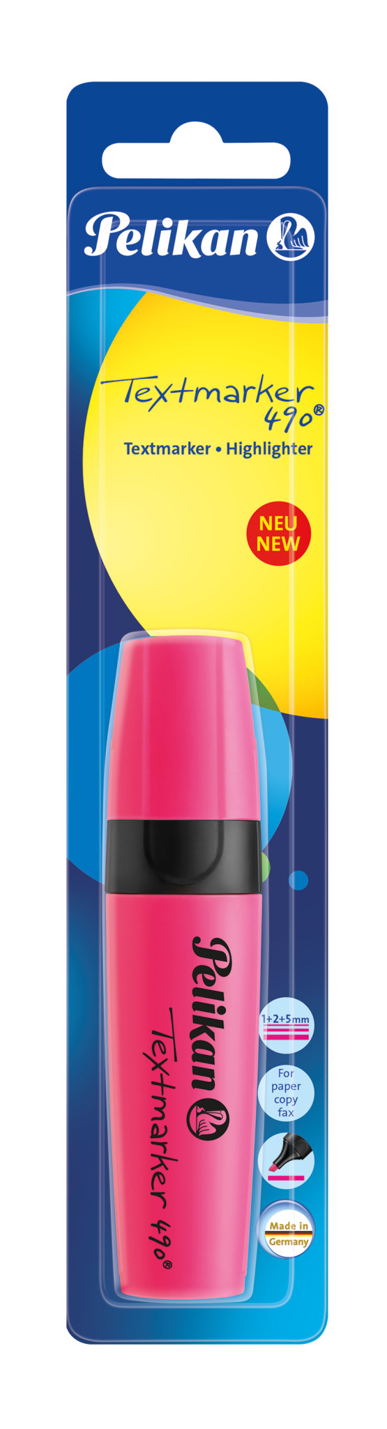 Miniatyrbillede 1 af 4: Pelikan Textmarker 490 speedmarker 1 stk Lyserød