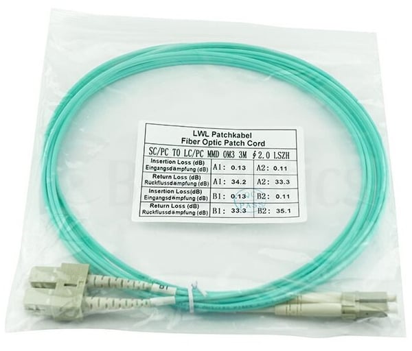 BlueOptics 055702K512000002M-BO InfiniBand og fiberoptisk kabel 2 m 2x LC 2x SC LC/APC Grøn