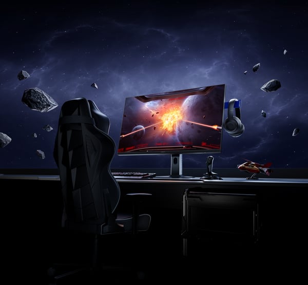 Miniatyrbillede 4 af 14: Xiaomi G Pro 27Qi 2026 computerskærm 68,6 cm (27") 2560 x 1440 pixel 2K LED Sort, Hvid