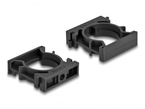 DeLOCK 60487 kabelorganisator Kabelholder Sort 4 stk