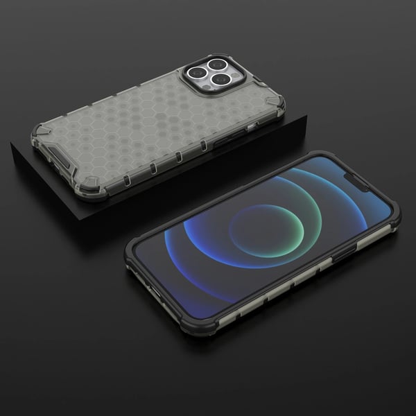 Hurtel Honeycomb mobiltelefon etui 17 cm (6.7") Hylde etui Sort