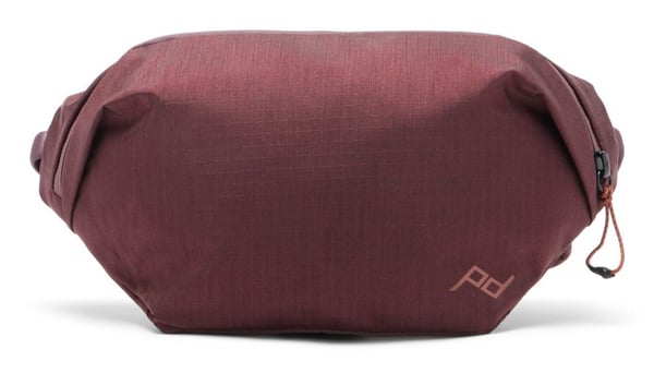Peak Design Outdoor Sling midjeväska Tyg, Nät, Nylon, Polyuretan (PU) Bordeaux