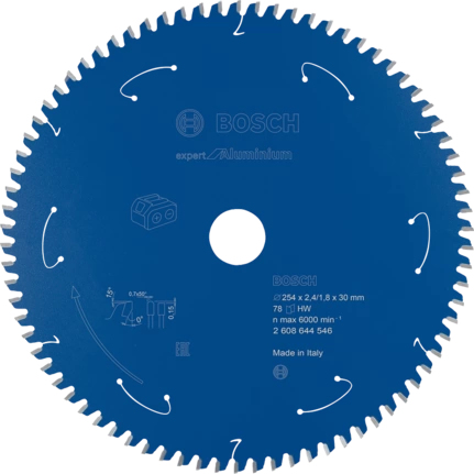 Bosch 2 608 644 546 pyörösahanterä 25,4 cm 1 kpl Bosch 2 608 644 546 pyörösahanterä 25,4 cm 1 kpl