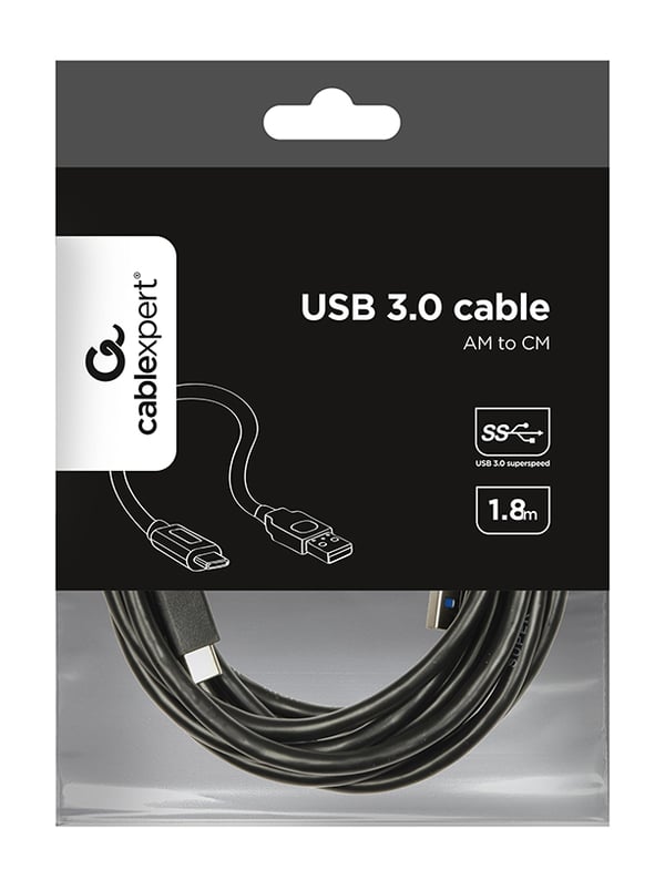Gembird Cablexpert CCP-USB3-AMCM-6 - USB-kabel - 24-pin USB-C (M)