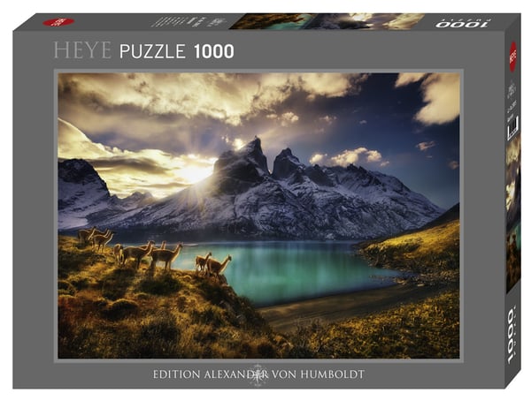 Heye Puzzle Guanacos Pussel 1000 styck Liggande