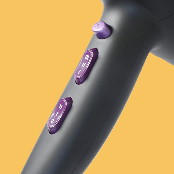 TM Electron TMHD120 hårtørrer 2200 W Sort, Violet