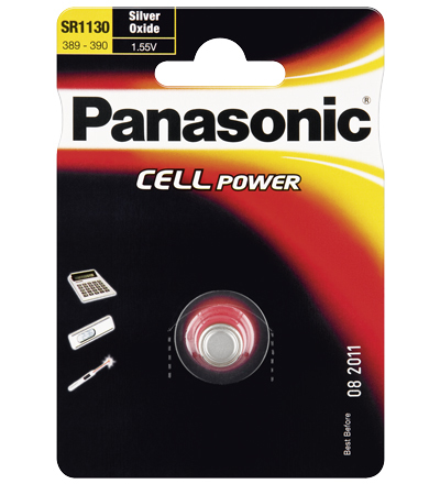 Panasonic SR54 EL/SR1130 EL 1BL Engångsbatteri Silver-oxid (S)