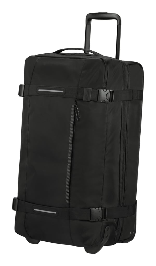 Pikkukuva 1 / 6: American Tourister Urban Track Matkaduffeli Soft shell Musta 84 L Kangas