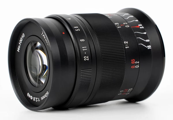 7Artisans 60 mm f/2.8 MKII MILC Makro telelinse Sort