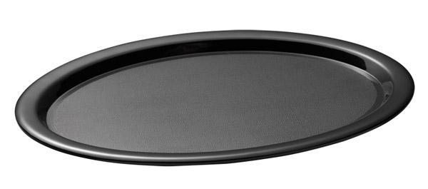 APS-Germany 84253 madbakke Klassisk serveringsbakke Oval Sort