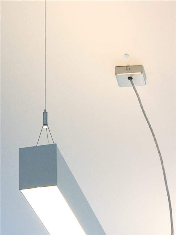 Miniatyrbillede 4 af 4: Goobay 96006 bevægelsessensor Passiv infrarød (PIR) sensor Ledningsført Loft Hvid