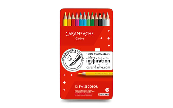 Caran d-Ache 1285.712 Blandade färger 12 styck Caran d-Ache 1285.712 Blandade färger 12 styck