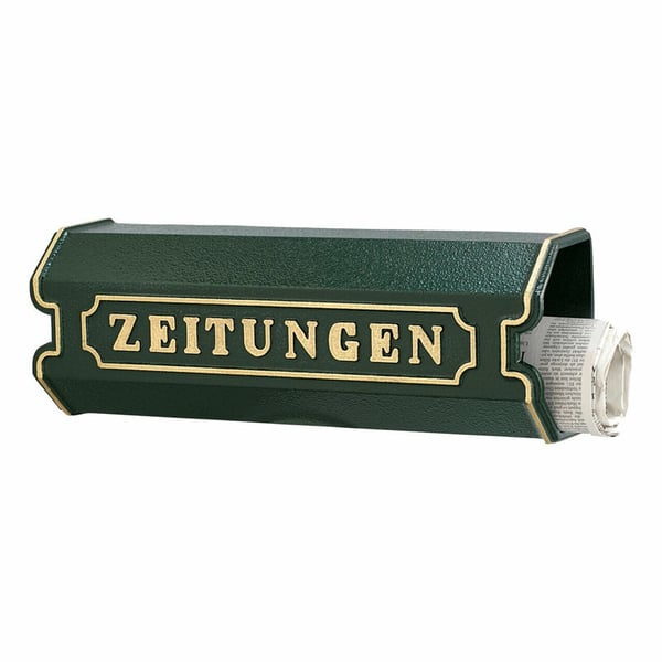 BURG-WÄCHTER 1890 GR postkasse Grøn Vægmonteret postkasse Støbt aluminium