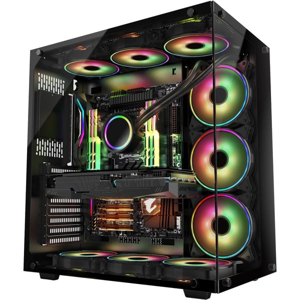 Inter-Tech C-701 Panorama Full Tower Svart