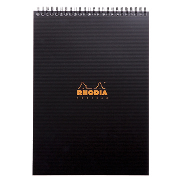 Rhodia 19920C blok og notesblok A4 80 ark Sort