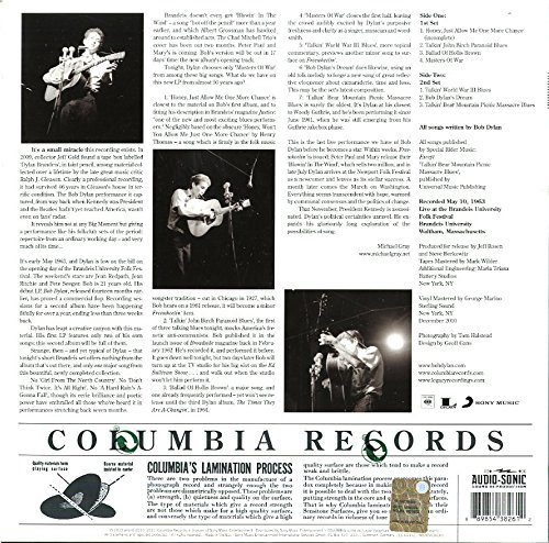 Pikkukuva 2 / 2: Sony Music Bob Dylan in Concert - Brandeis University 1963, LP Folk 25 cm