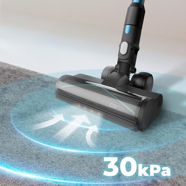 Cecotec Rockstar 3500 Storm Pet Flex Conga 2-i-1 stangstøvsuger Batteri Dry Poseløs 500 W Sort, Blå 2,5 At