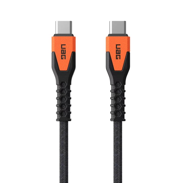 Urban Armor Gear Kevlar USB-kabel USB 2.0 1,5 m USB C 0,48 Gbit/sek. 140 W Sort, Orange