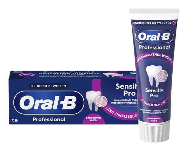 Oral-B Professional Sensitiv Pro Vihlontaa ehkäisevä hammastahna 75 ml Oral-B Professional Sensitiv Pro Vihlontaa ehkäisevä hammastahna 75 ml