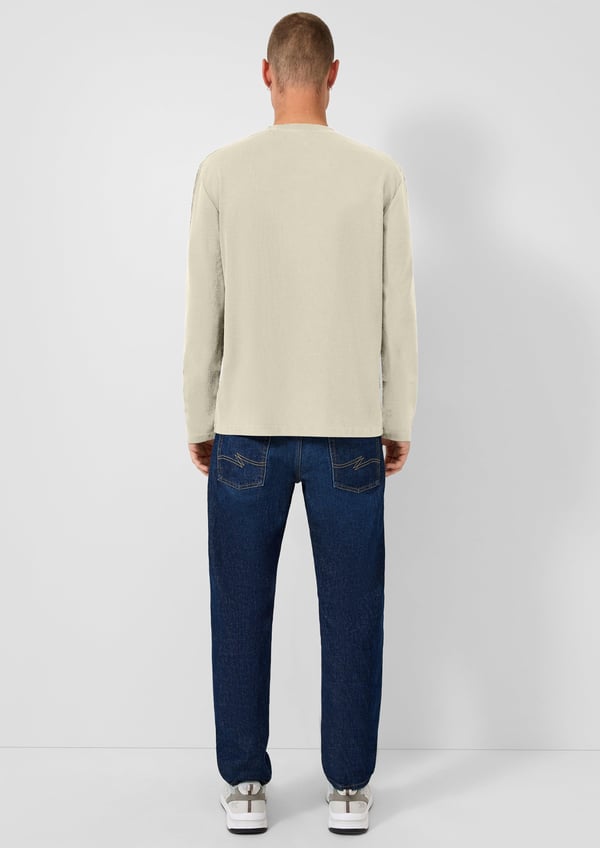 Miniatyrbillede 2 af 5: s.Oliver 2172758.8161.XXL skjorte & top Henley-hals Langærmet Bomuld, Elastin