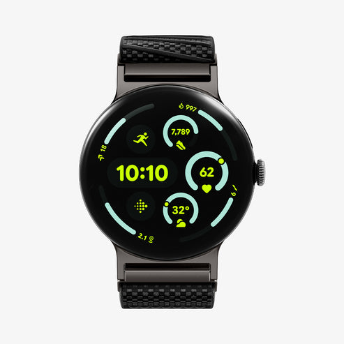 Spigen Lite Fit X Band Svart Nylon, Rostfritt stål