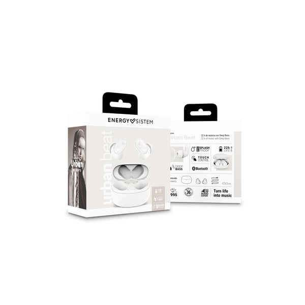 Energy Sistem Urban Beat Kuulokkeet True Wireless Stereo (TWS) In-ear Puhelut/Musiikki USB Type-C Bluetooth Valkoinen
