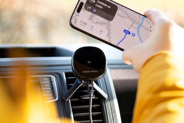 Mobile Origin MO-WCVCH-CA15 teline/pidike Aktiivinen teline Matkapuhelin/älypuhelin Musta