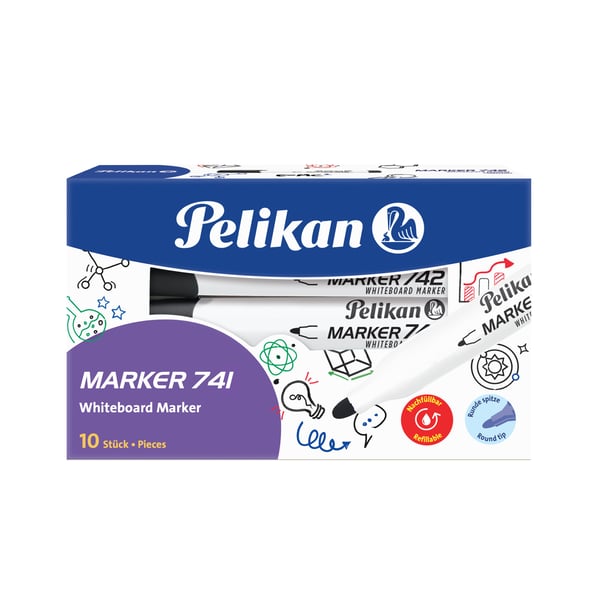 Pelikan 741 speedmarker 10 stk Projektilspids Sort
