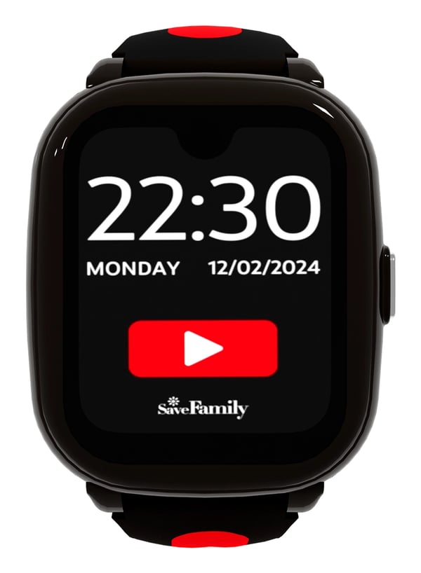 Miniatyrbillede 5 af 5: SaveFamily Iconic Plus 2 4,52 cm (1.78") 40 mm Digital Berøringsskærm 4G Sort Wi-Fi GPS (satellit)