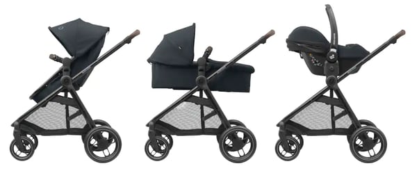 Miniatyrbillede 2 af 12: Maxi-Cosi Zelia³ Terrængående klapvogn 1 sæde(r) Grå