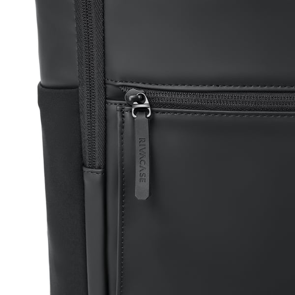 Pikkukuva 18 / 23: Rivacase Eden reppu City backpack Musta Polyesteri, PU nahka