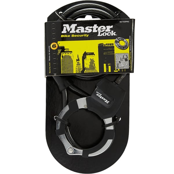 MASTER LOCK Street Cuff Svart 1000 mm Wirelås