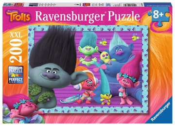 Ravensburger Trolls XXL Puslespil 200 stk Tegnefilm