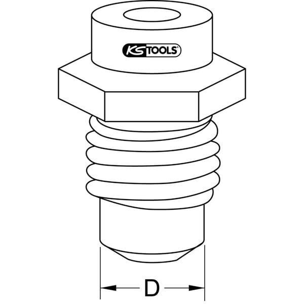 KS Tools 150.9571 nittemaskine tilbehør 1 stk
