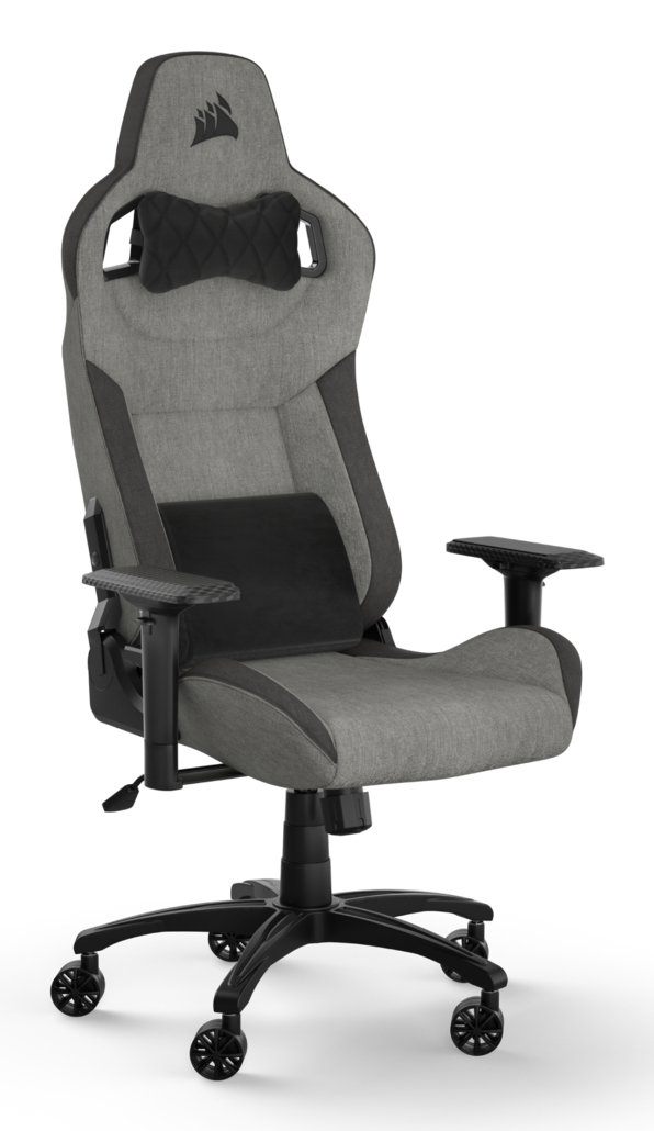 Corsair T3 RUSH (2023) Universal spelstol Stoppad sits Antracit, Grå